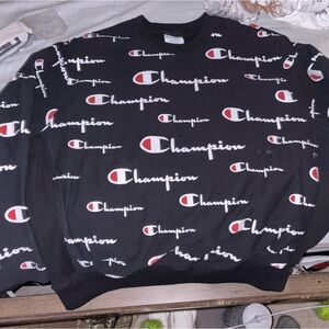 Champion XL Logo Crewneck Pullover